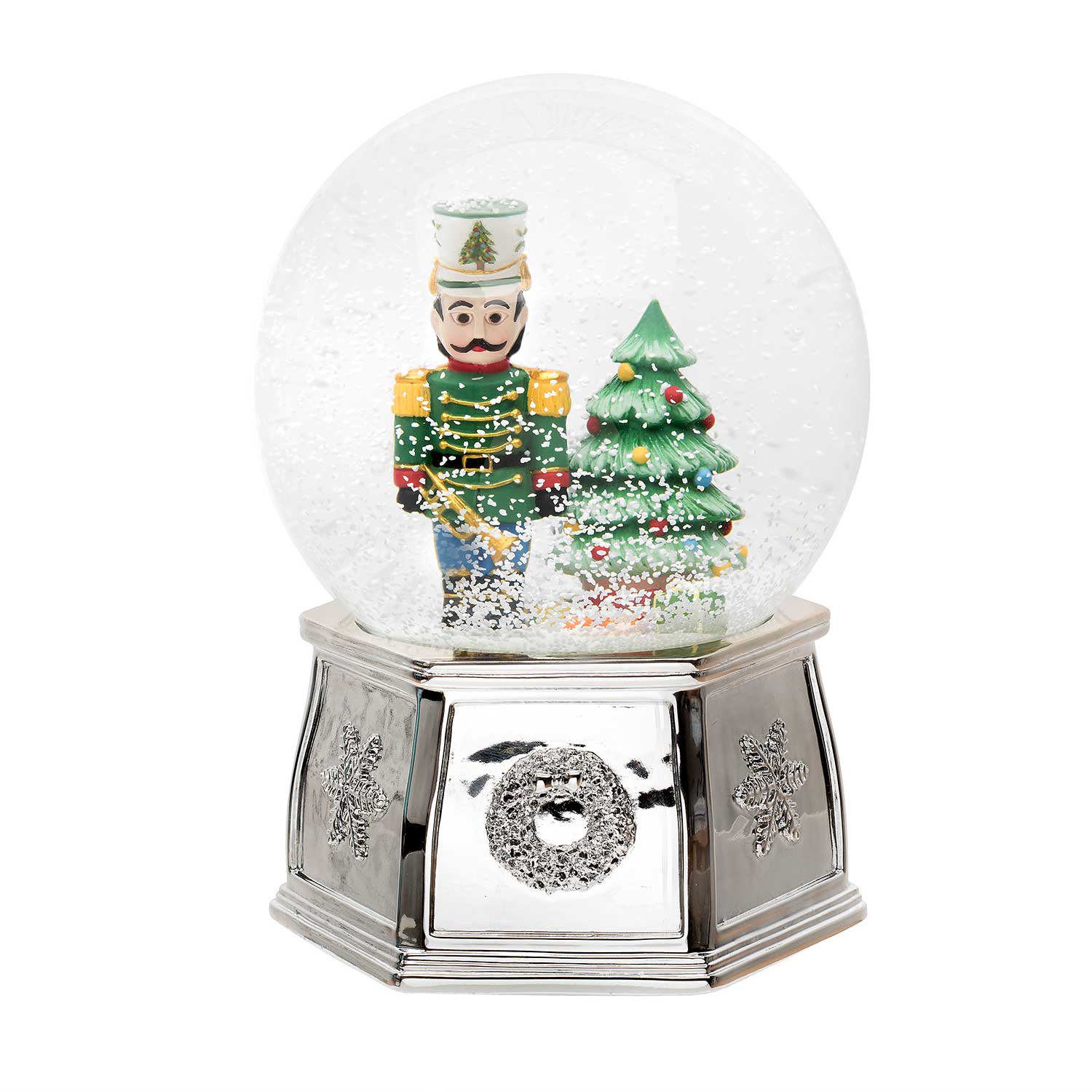 Christmas Tree Large Nutcracker Snowglobe image number null